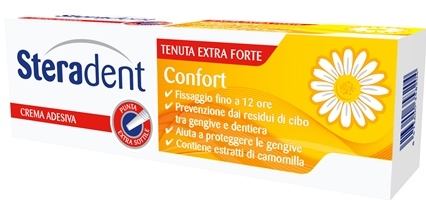STERADENT COMFORT CREMA ADESIVA CON CAMOMILLA TUBO 40 G - farmasorriso.com