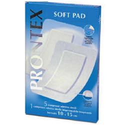 GARZA COMPRESSA PRONTEX SOFT PAD AUTOADESIVA 10X15CM 6 PEZZI - farmasorriso.com