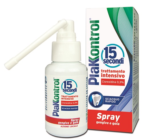 PLAKKONTROL 15 SECONDI COLLUTORIO SPRAY 50 ML - farmasorriso.com