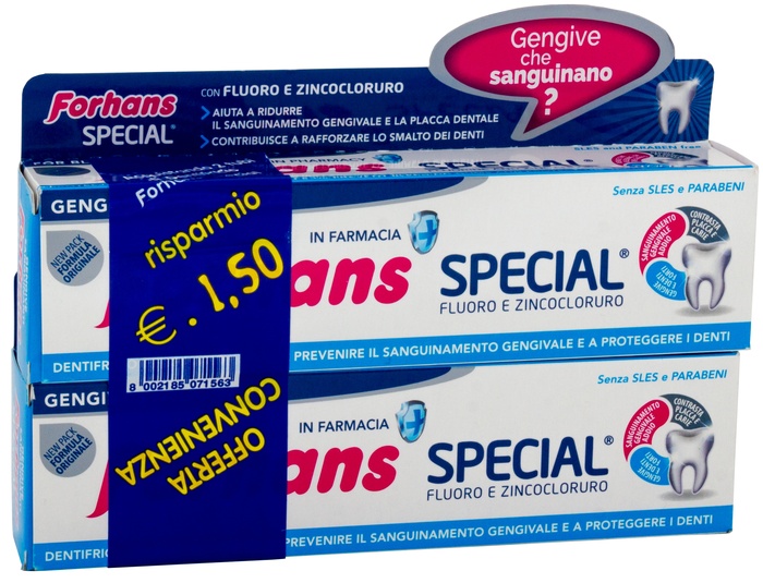 FORHANS SP DENTIF 2X75ML - farmasorriso.com