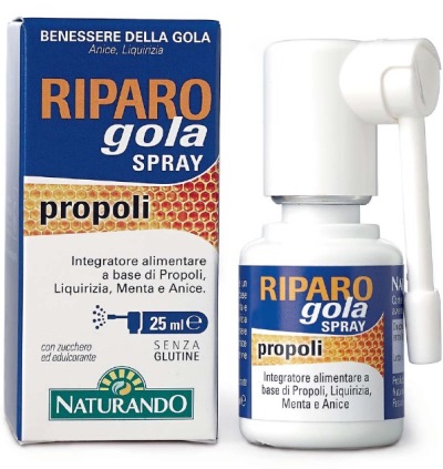 RIPARO GOLA SPRAY 25 ML - farmasorriso.com