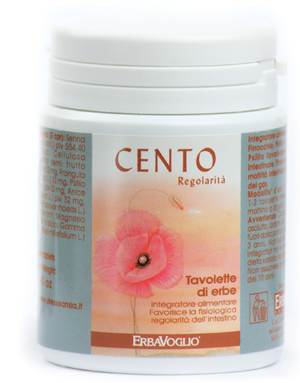 CENTO LASSATIVO ERBE 100 TAVOLETTE - farmasorriso.com