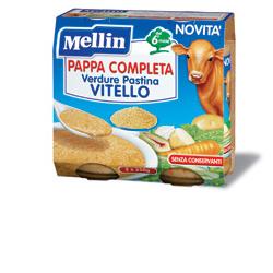 MELLIN PAPPA COMPLETA VITELLO 250 G 2 PEZZI - farmasorriso.com