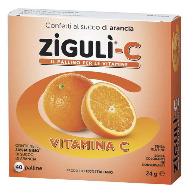 ZIGULI C ARANCIA 40 CONFETTI 24 G - farmasorriso.com