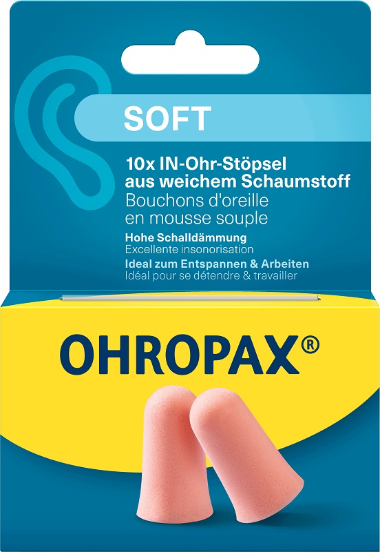 OHROPAX SOFT TAPPI AURICOLARI 10 PEZZI - farmasorriso.com