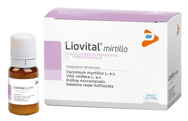 LIOVITAL MIRTILLO 8 FLACONCINI 10 ML - farmasorriso.com