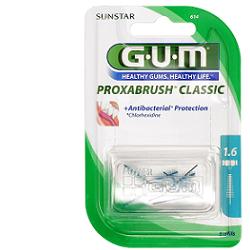 GUM PROXABRUSH CLASSIC 614 SCOVOLINO INTERDENTALE 8 PEZZI - farmasorriso.com