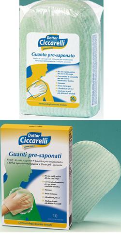 CICCARELLI GUANTO PRESAPONATO 10 PEZZI - farmasorriso.com