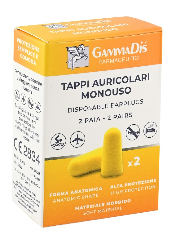 TAPPO AURICOLARE EAR GOMMAPIUMA 4 PEZZI GAMMADIS - farmasorriso.com