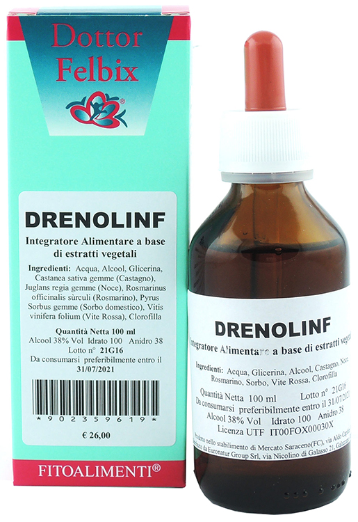 DRENOLINF GOCCE 100 ML - farmasorriso.com