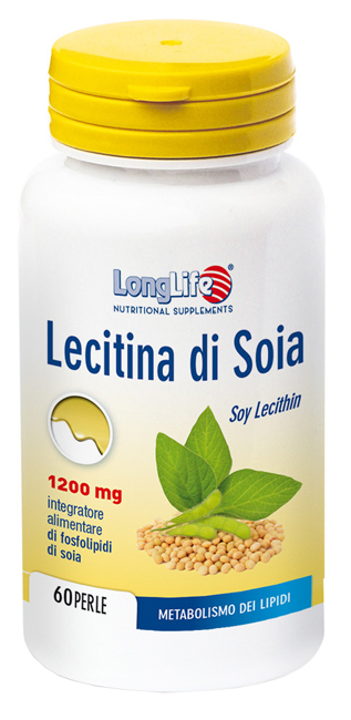 LONGLIFE LECITINA SOIA 60 PERLE DI GELATINA DA 1,7 G - farmasorriso.com