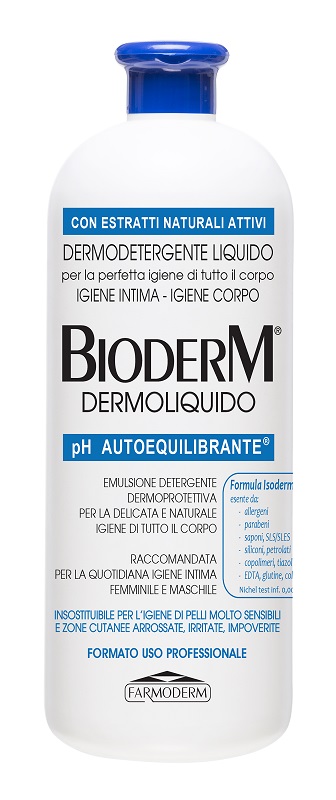 BIODERM DERMOLIQUIDO PH AUTOEQUILIBRANTE 1000 ML - farmasorriso.com