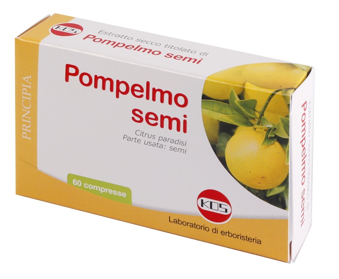 POMPELMO SEMI ESTRATTO SECCO 60 COMPRESSE - farmasorriso.com