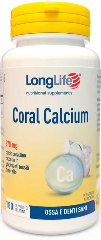 LONGLIFE CORAL CALCIUM 100 CAPSULE - farmasorriso.com