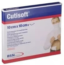 GARZA IDROFILA COMPRESSA CUTISOFT TESSUTO NON TESSUTO 10X10 CM 6 PEZZI - farmasorriso.com