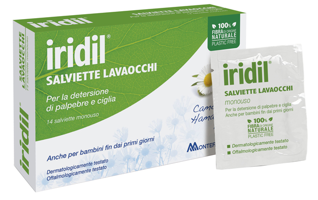 IRIDIL LAVAOCCHI 14 SALVIETTE MONOUSO - farmasorriso.com