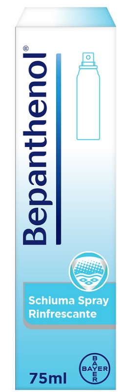 SCHIUMA SPRAY RINFRESCANTE BEPANTHENOL 75ML - farmasorriso.com
