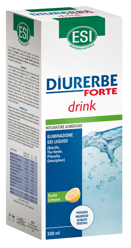 ESI DIURERBE FORTE DRINK LIMONE 500 ML - farmasorriso.com