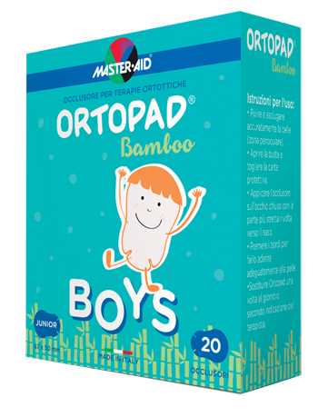 CEROTTO OCULARE PER ORTOTTICA ORTOPAD BOYS 5X6,7 CM 20 PEZZI - farmasorriso.com