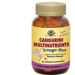 CANGURINI MULTINUTRIENTS FRUTTI BOSCO 60 COMPRESSE - farmasorriso.com