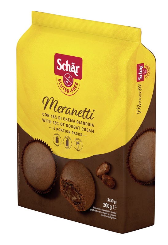SCHAR MERANETTI CON CREMA GIANDUIA 4 PEZZI DA 50 G - farmasorriso.com