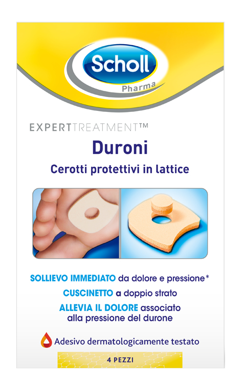 CEROTTO PROTETTIVO PER DURONI SCHOLL IN LATTICE 4 PEZZI - farmasorriso.com