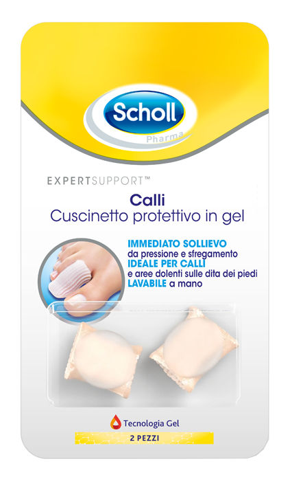 CUSCINETTI PROTETTIVI PER PIEDI CALLI SCHOLL GELACTIV 2 PEZZI - farmasorriso.com