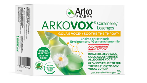 ARKOVOX MENTA/EUCALIPTO 24 CARAMELLE - farmasorriso.com