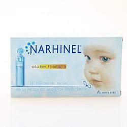 SOLUZIONE FISIOLOGICA PER ASPIRATORE NASALE NARHINEL 20 FIALE DA 5ML - farmasorriso.com