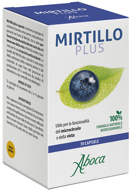 MIRTILLO PLUS 70 CAPSULE - farmasorriso.com