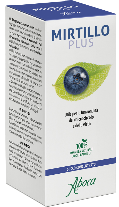 MIRTILLO PLUS SUCCO CONCENTRATO 100 ML - farmasorriso.com