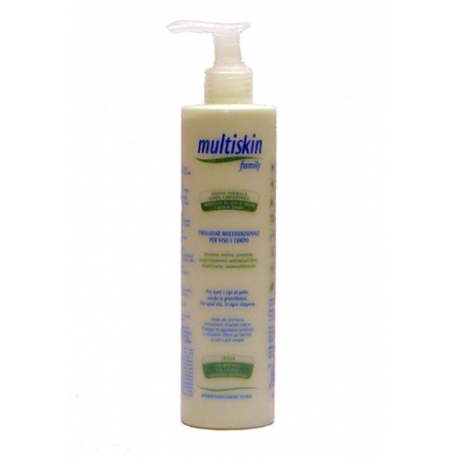 MULTISKIN FAMILY L'EMULSIONE CREMA FLUIDA VISO CORPO IDRATANTE 300 ML - farmasorriso.com