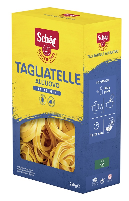 SCHAR TAGLIATELLE ALL'UOVO 250 G - farmasorriso.com