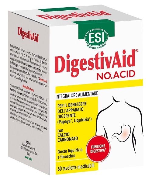 ESI DIGESTIVAID NO ACID 60 TAVOLETTE - farmasorriso.com