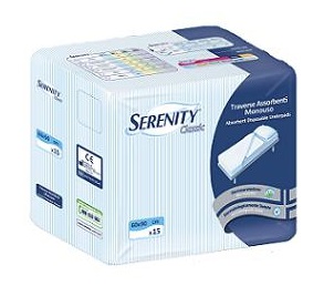 TRAVERSA SALVAMATERASSO PER INCONTINENZA SERENITY CLASSIC RIMBOCCABILE MISURA 80X180CM 30 PEZZI - farmasorriso.com