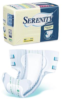 PANNOLONE PER INCONTINENZA SERENITY CLASSIC SUPER TAGLIA EXTRA LARGE 15 PEZZI - farmasorriso.com