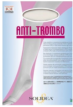 ANTITROMBO SOLIDEA CALZA BIANCO MEDIUM - farmasorriso.com