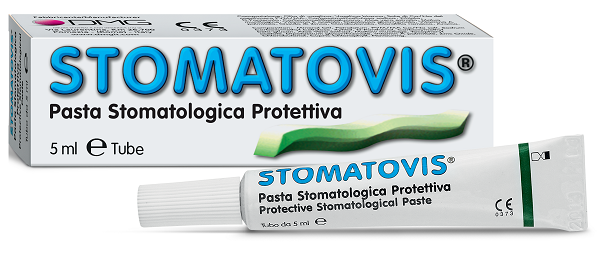 PASTA STOMATOLOGICA PROTETTIVA STOMATOVIS STOMATITI AFTOSE 5 ML - farmasorriso.com