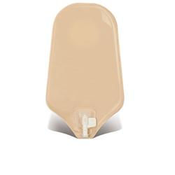 SACCA DUE PEZZI PER UROSTOMIA CON RUBINETTO SISTEMA 2S ACCUSEAL 45MM TRASPARENTE 10 PEZZI - farmasorriso.com