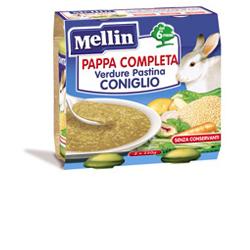 MELLIN PAPPA COMPLETA CONIGLIO 250 G 2 PEZZI - farmasorriso.com