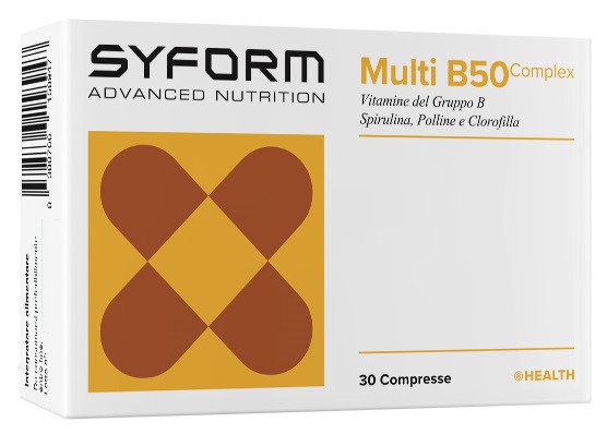 MULTI B50 COMPLEX 30 COMPRESSE DA 1200 MG - farmasorriso.com