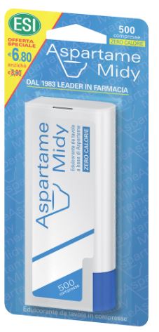 ESI ASPARTAME MIDY 500 COMPRESSE OFFERTA SPECIALE - farmasorriso.com