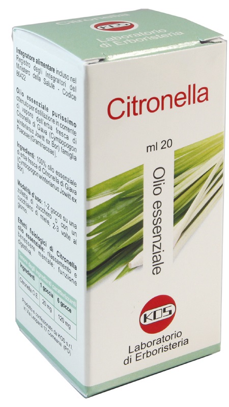 CITRONELLA OLIO ESSENZIALE 20 ML - farmasorriso.com