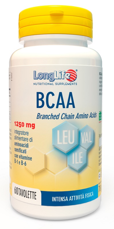 LONGLIFE BCAA 1250 MG 60 TAVOLETTE - farmasorriso.com