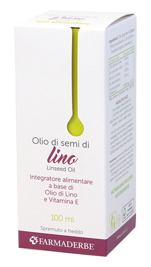 OLIO ALIMENTARE LINO SEMI 100 ML - farmasorriso.com