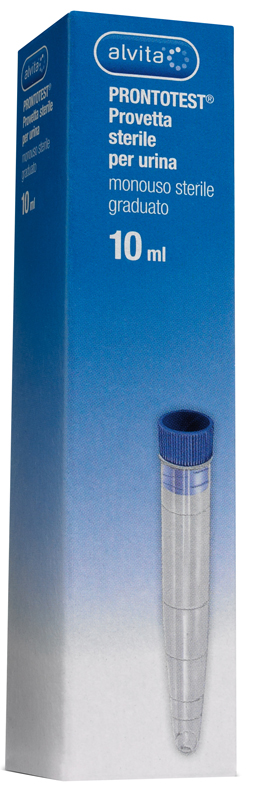 PROVETTA PER URINA ALVITA PRONTOTEST GRADUATA 10ML - farmasorriso.com