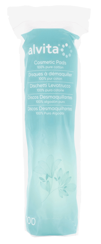 ALVITA DISCHETTI LEVATRUCCO 100% PURO COTONE 100 PEZZI - farmasorriso.com