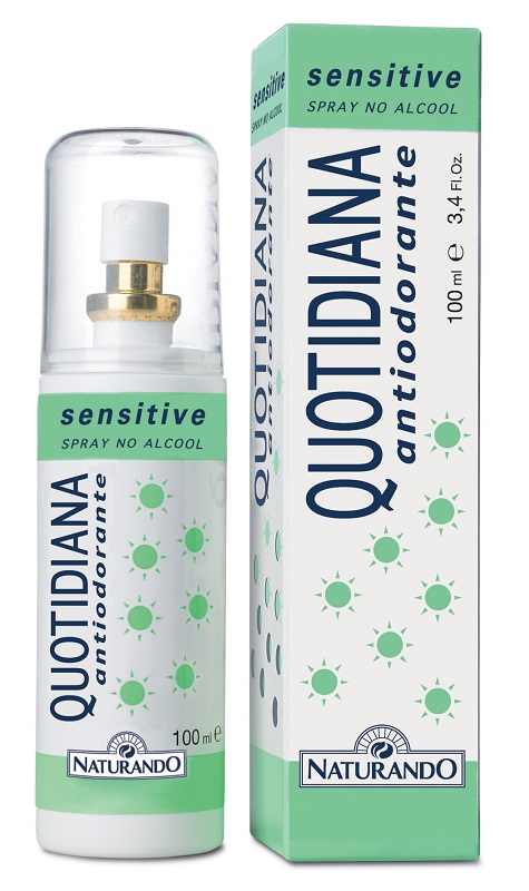 QUOTIDIANA ANTIODORANTE SPRAY SENSITIVE 100 ML - farmasorriso.com
