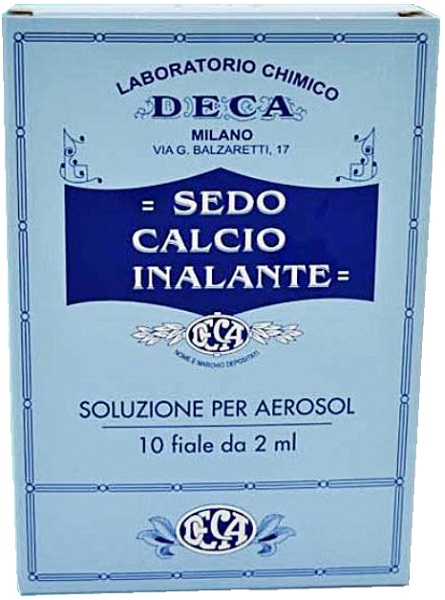 SEDO CALCIO INALANTE SOLUZIONE AEROSOL 10 FIALE 2 ML - farmasorriso.com
