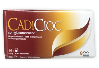 CADICIOC TAVOLETTA FONDENTE CON GLUCOMANNANO 100 G - farmasorriso.com
